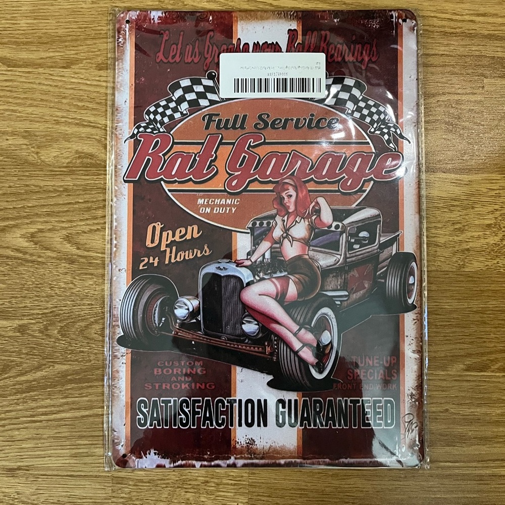 Classic Auto Service & Repair Metal Sign - Picture 4 of 4